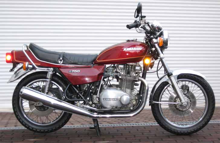 KZ750 ショート管 ツインブラックマフラー 国内生産 Z750T