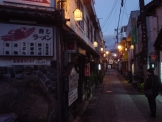 三朝温泉街