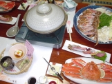 夕食蟹