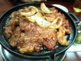 焼肉はやしのホルモン焼き