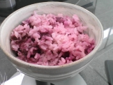 紫芋ご飯