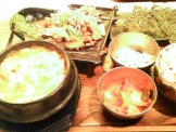 京都ヨドバシの韓国料理店チャンチのスンドゥブセット