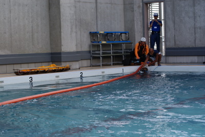 第３９回全国消防救助技術大会・水上の部・岡山市消防局・特別高度救助隊・技術訓練
