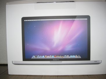 MacBook Pro15インチ開封・化粧箱裏面
