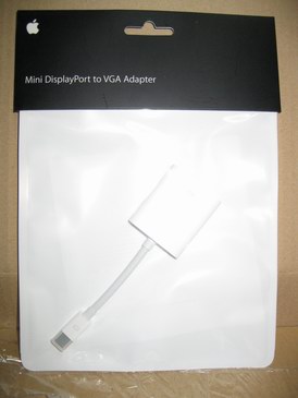 MacBook Pro用のMini DisplayPort ＶＧＡアダプター