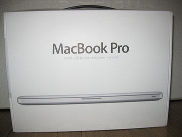 MacBook Pro15インチ開封・化粧箱