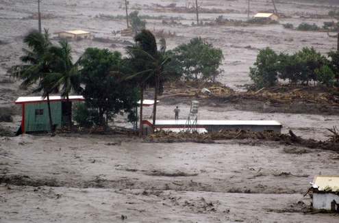 台風８号・モーラコットの被災写真